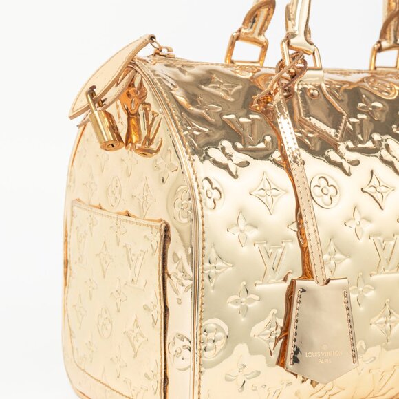 Louis Vuitton Speedy 30 Miroir Dore Monogram Miroir Boston Bag - Picture 7 of 14